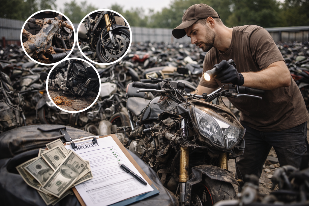 What Should You Look for When Buying Junk Motorcycles for Sale?