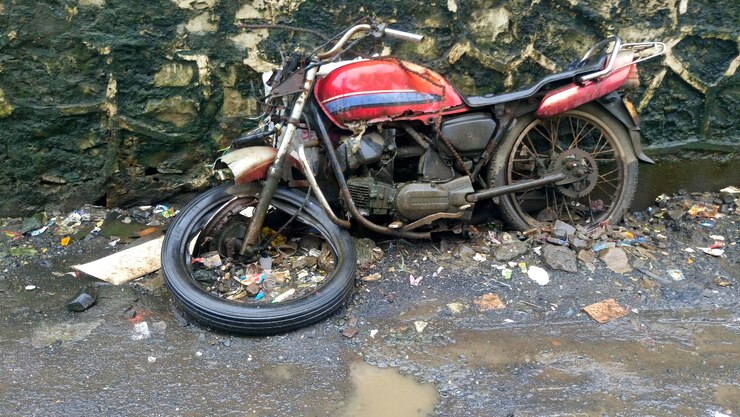 Harley Davidson wrecked bikes for sale